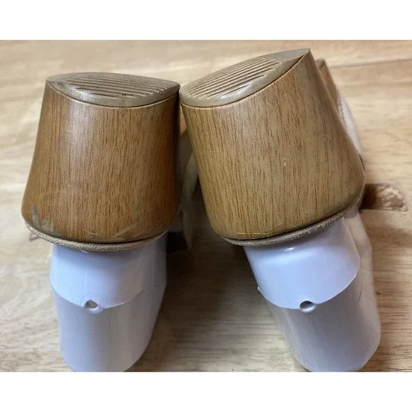 Dansko Women’s Size 40/US 9.5 Ivory Leather Cross Strap ‘Sela’ Slide Sandals - Picture 10 of 14